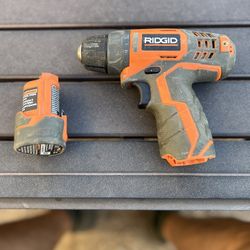 Rigid 12V Drill with Rigid LI-ION Battery