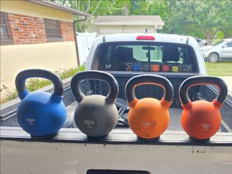 Weight Rubber Kettlebells set