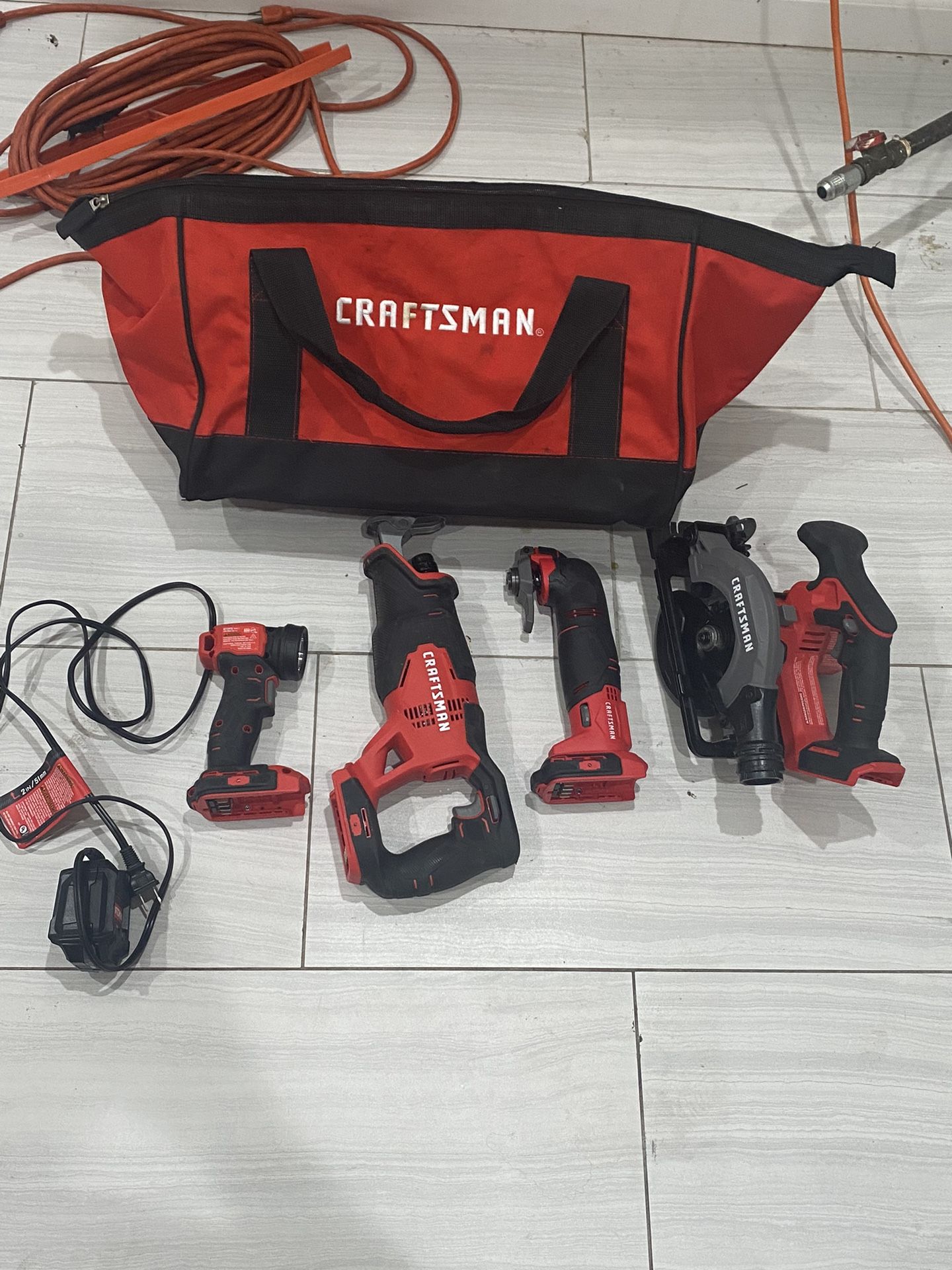 Battery Operated Craftsman 4 Piece Tool Set