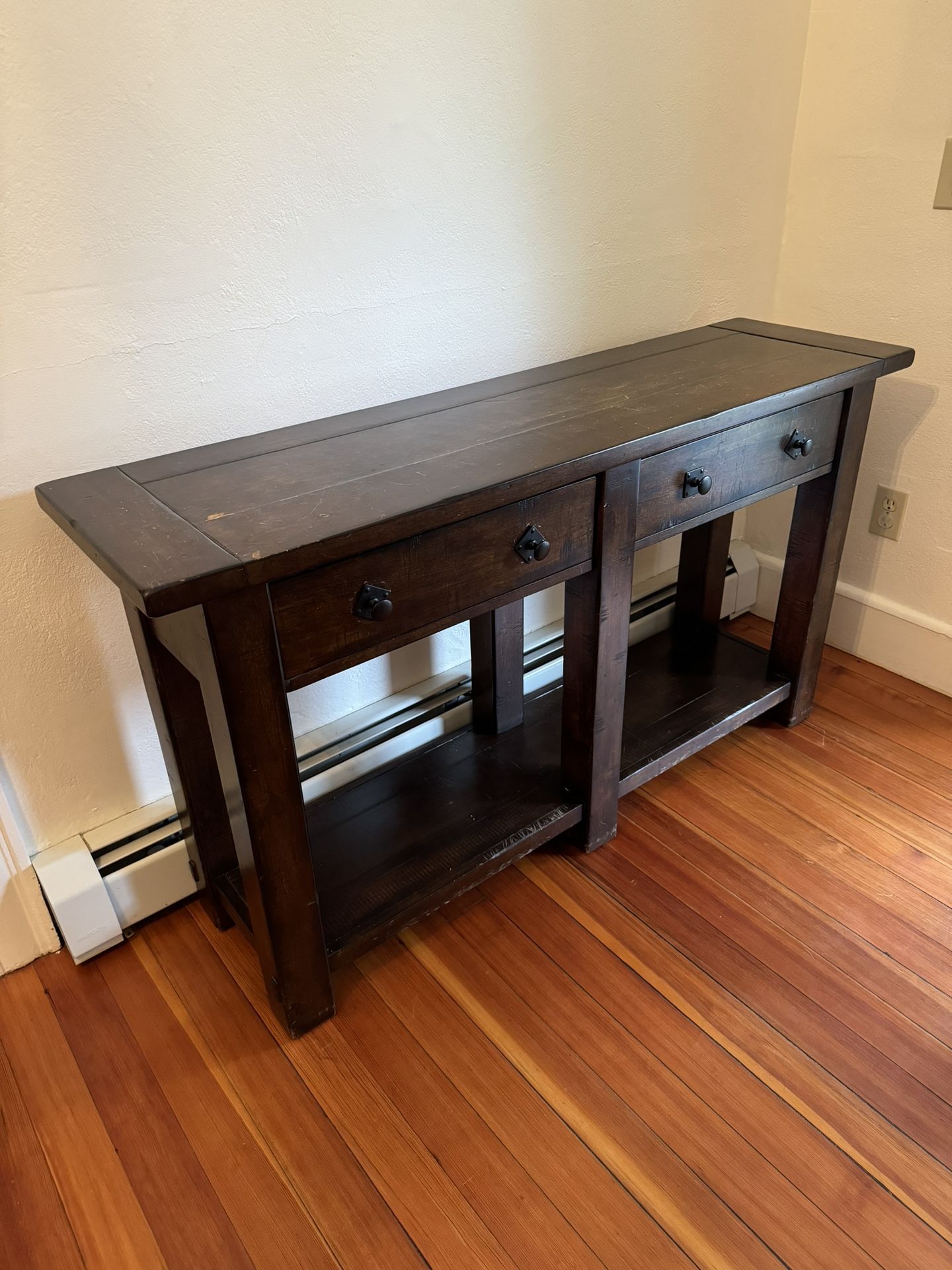 Pottery Barn Benchwright Console Table