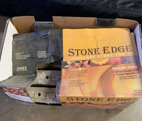Stone edge landscape edging