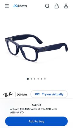 Ray-Ban Meta Wayfarer (Gen 2) Shiny Cosmic Blue