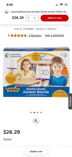 Learning resources answer boards