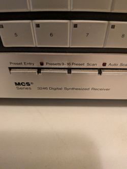 Realistic Equalizer, Harman kardon Tape Deck, & MCS Receiver