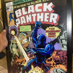 Black Panther #2 (1977 Marvel) Jack Kirby Cover- Bronze Age Comic- VF Range 