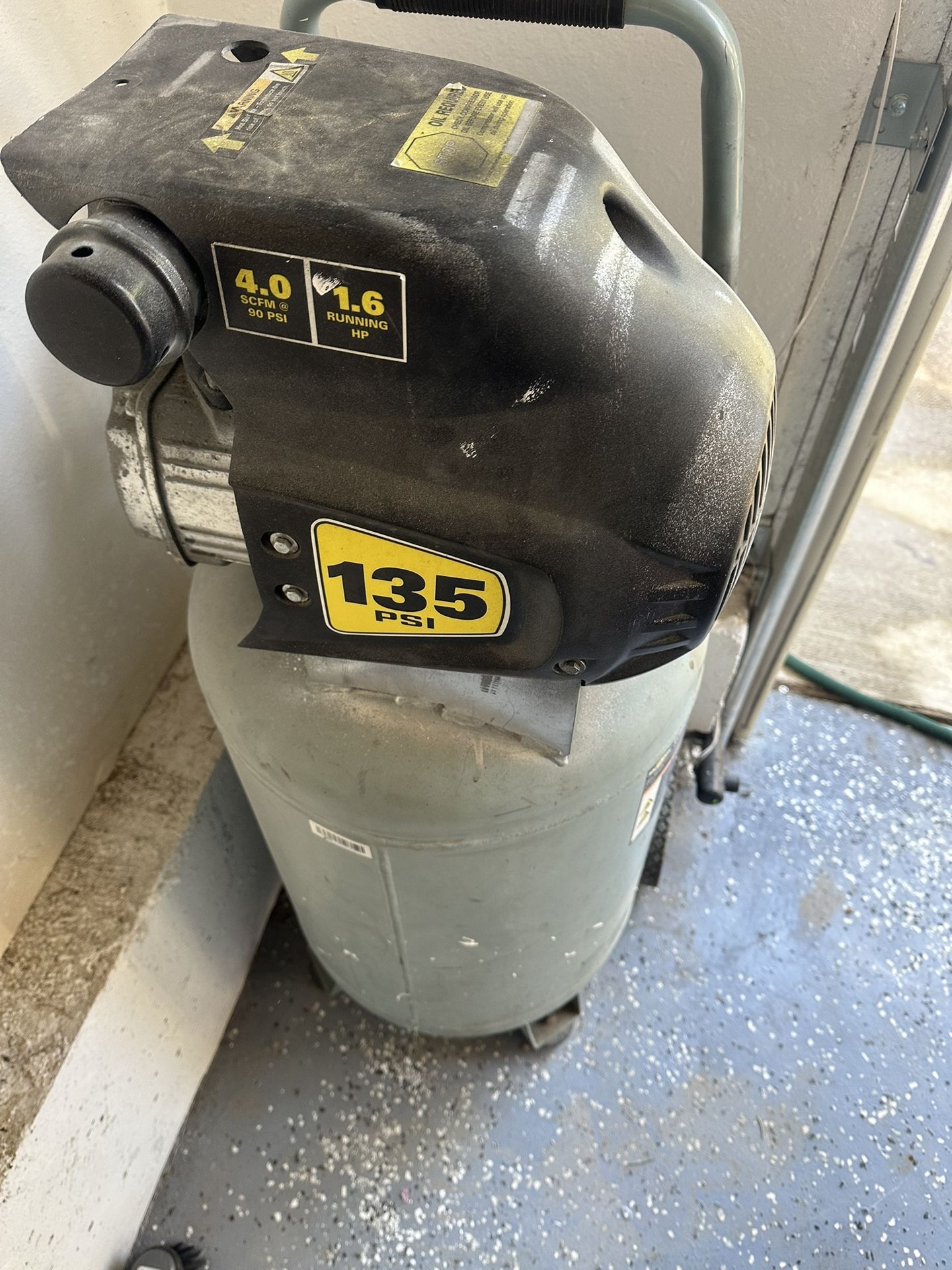 compressor mcgraw 135 Psi