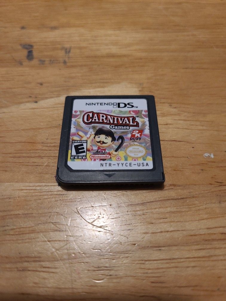 Carnival Game Cartridge For Nintendo DS
