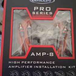 Concept Pro Series 8 Gauge Amp Kit Brand New In The Box 
