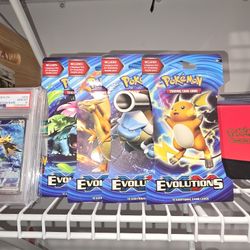 Pokemon XY Evolutions Booster Sleeves (Full Set)