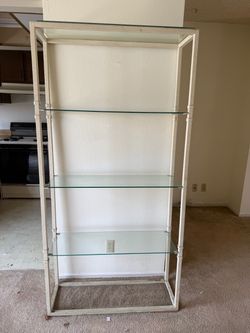 Glass Shelving Unit