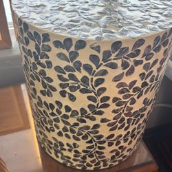 Capiz Round Side Table