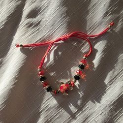 Brand New Adjustable Red Turtle Bracelet