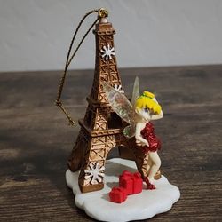 Disney Store 2010 Tinker Bell Eiffel Tower Christmas Ornament 