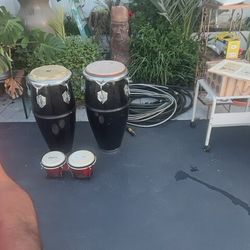 3 Conga drums