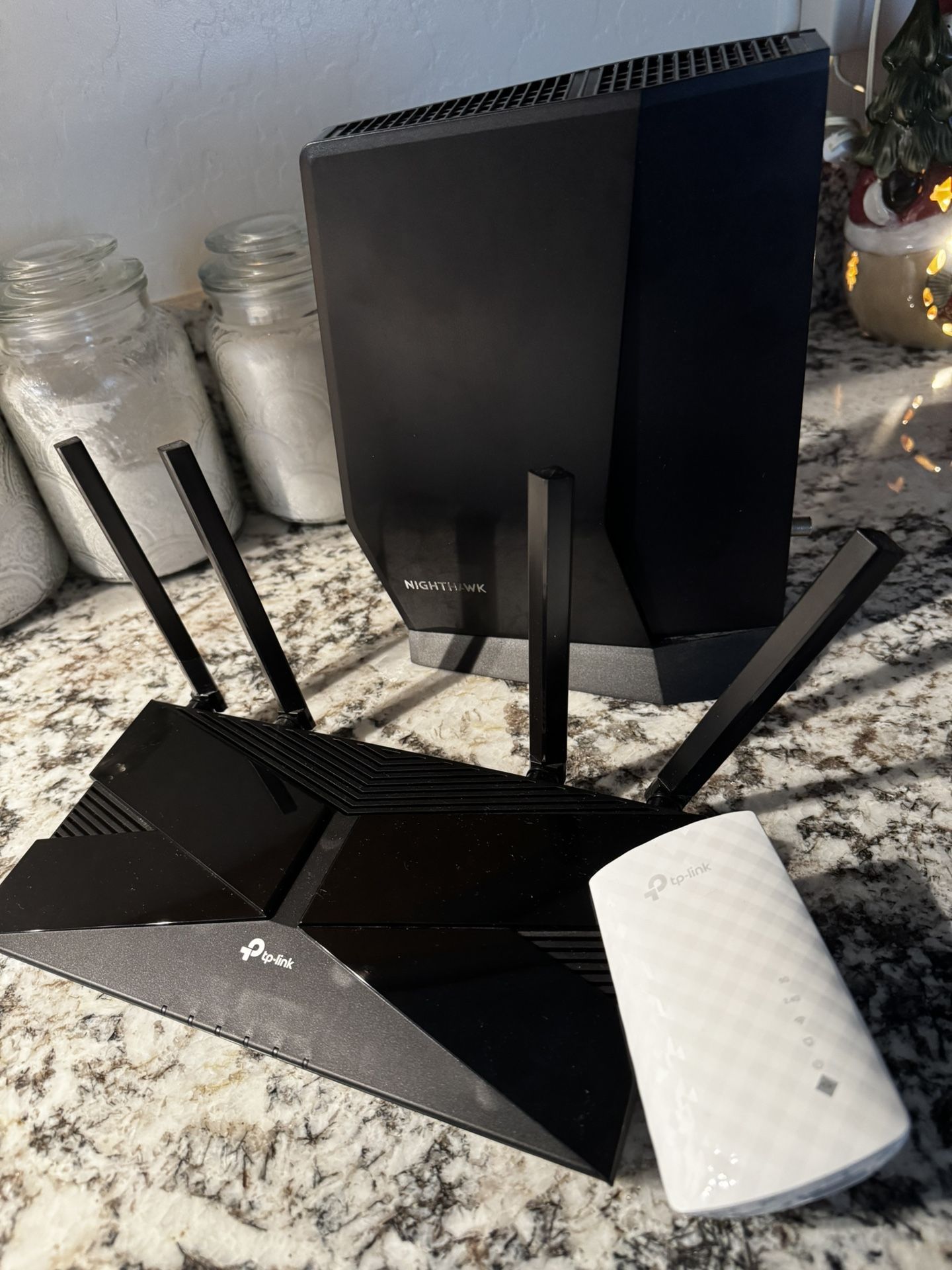 COX compatible Nighthawk AX2700 Modem/Router, TPLink router, WiFi repeater