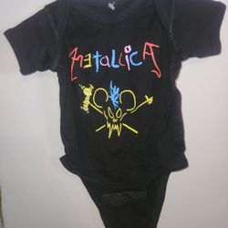 Metallica Baby Onesie 6 Mos