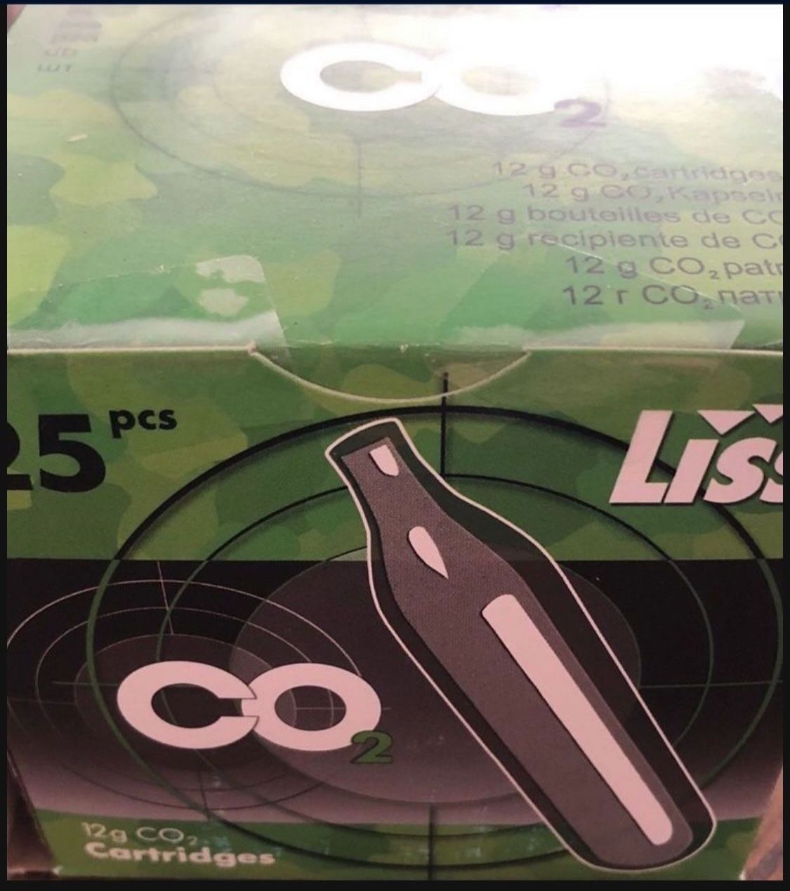 Brand new box of 25 cartridges. 12g