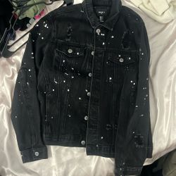 Black Jean Jacket 