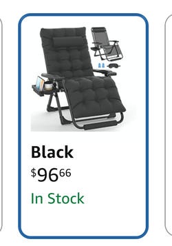 Zero Gravity Chair