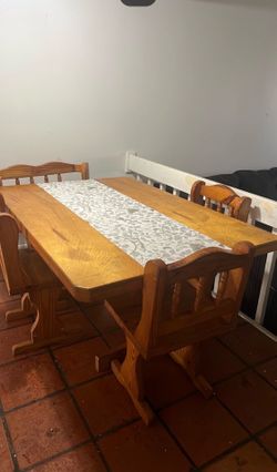 Dinning table and chairs