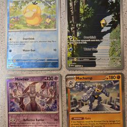 4 Pokemon TCG Psyduck 175 165 Scarlet & Violet 151 Holo Illustration box Mew figuarts nenderoid ash red switch nintendo 3ds ds gameboy Charizard gba