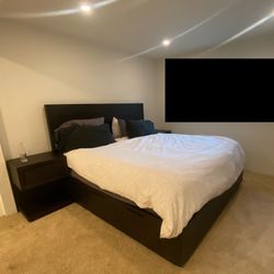 King Bed Frame With Drawer Storage