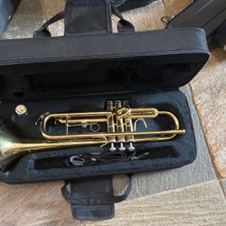 Trumpet With Case And Mouthpiece 