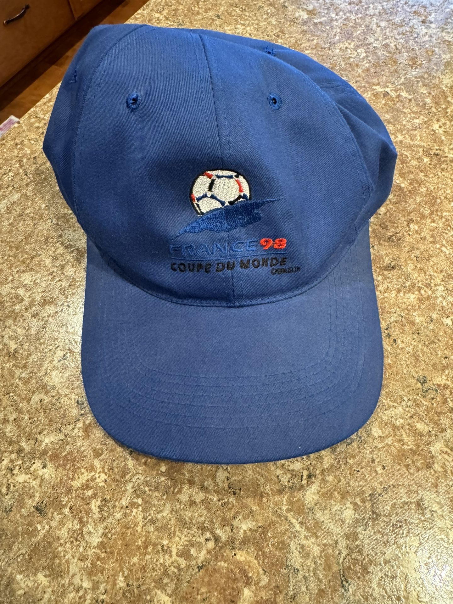 Vintage France 98 Coupe Du Monde Baseball Hat Shipping Avaialbe 
