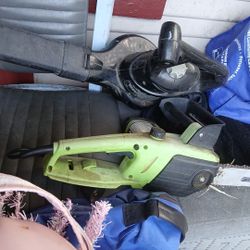 Leaf Blower And Chainsaw Both $
