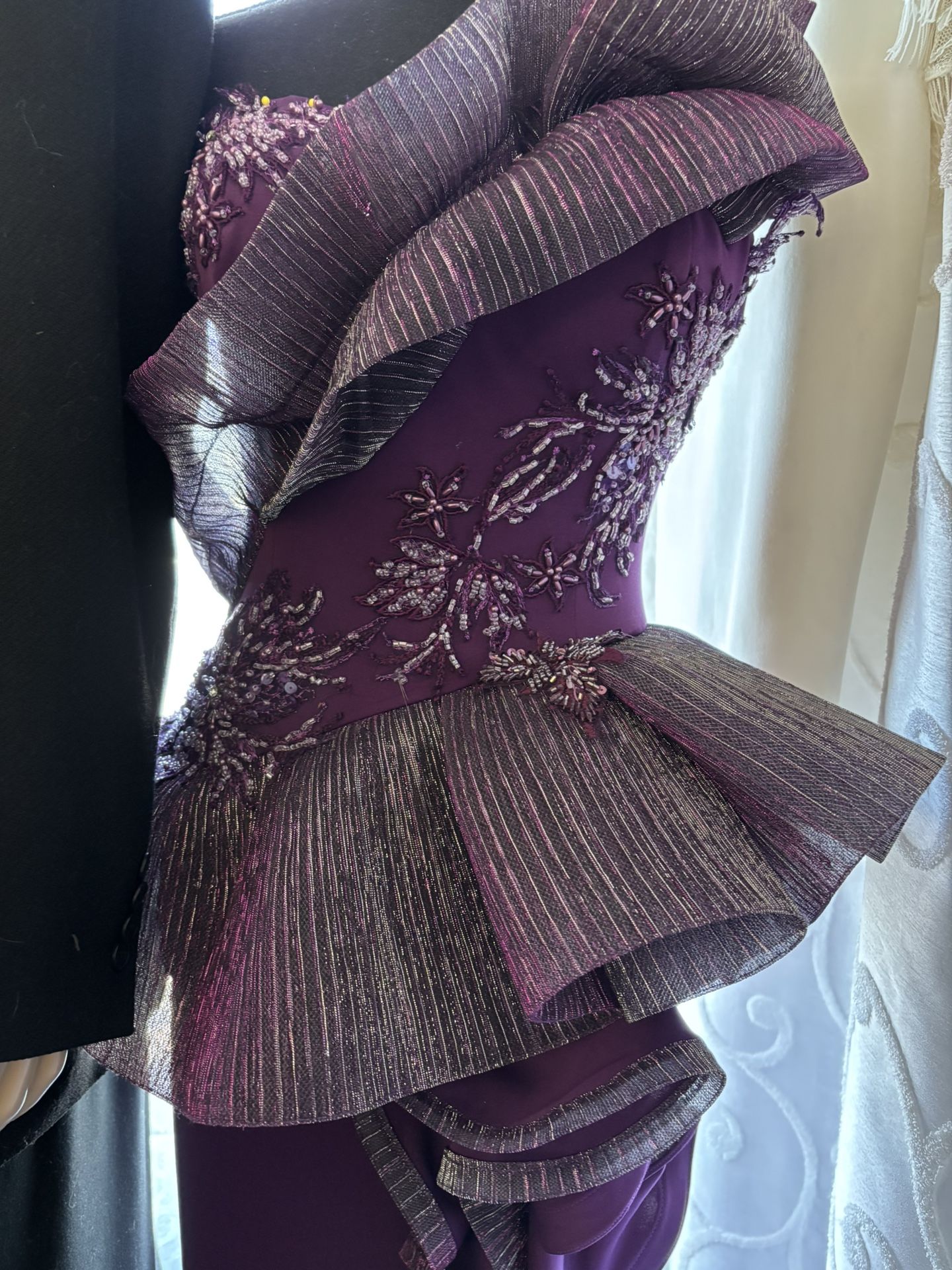 Purple Evening Gown By Russian Designer Tatiana