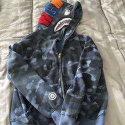bape full zip up jacket 