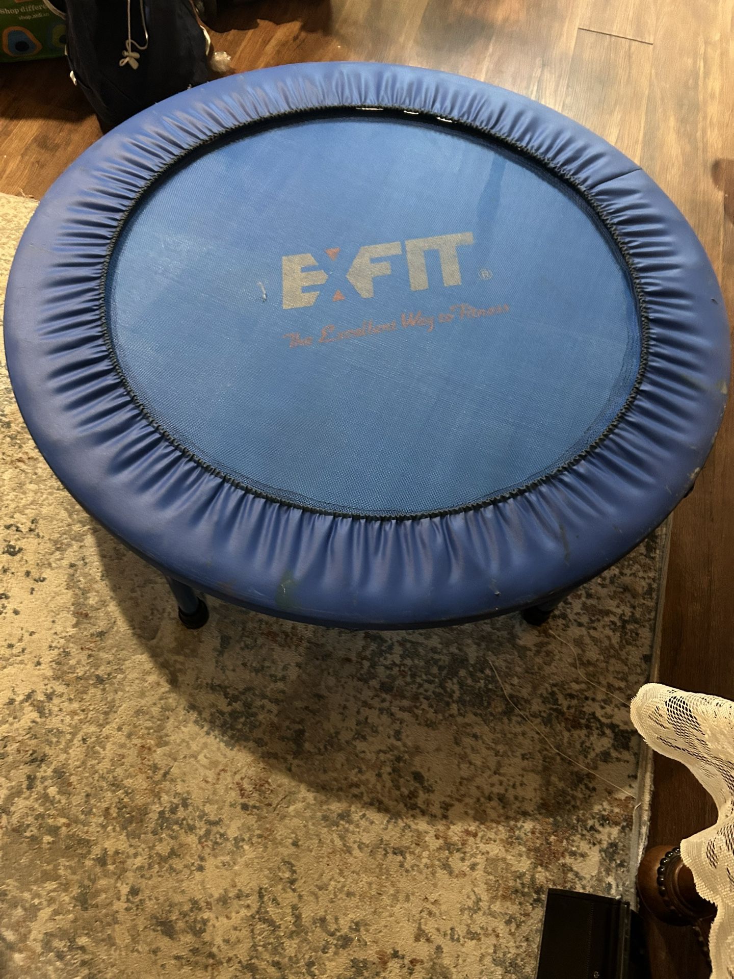 40” EXFIT Mini Trampoline Rebound Exercise Equipment