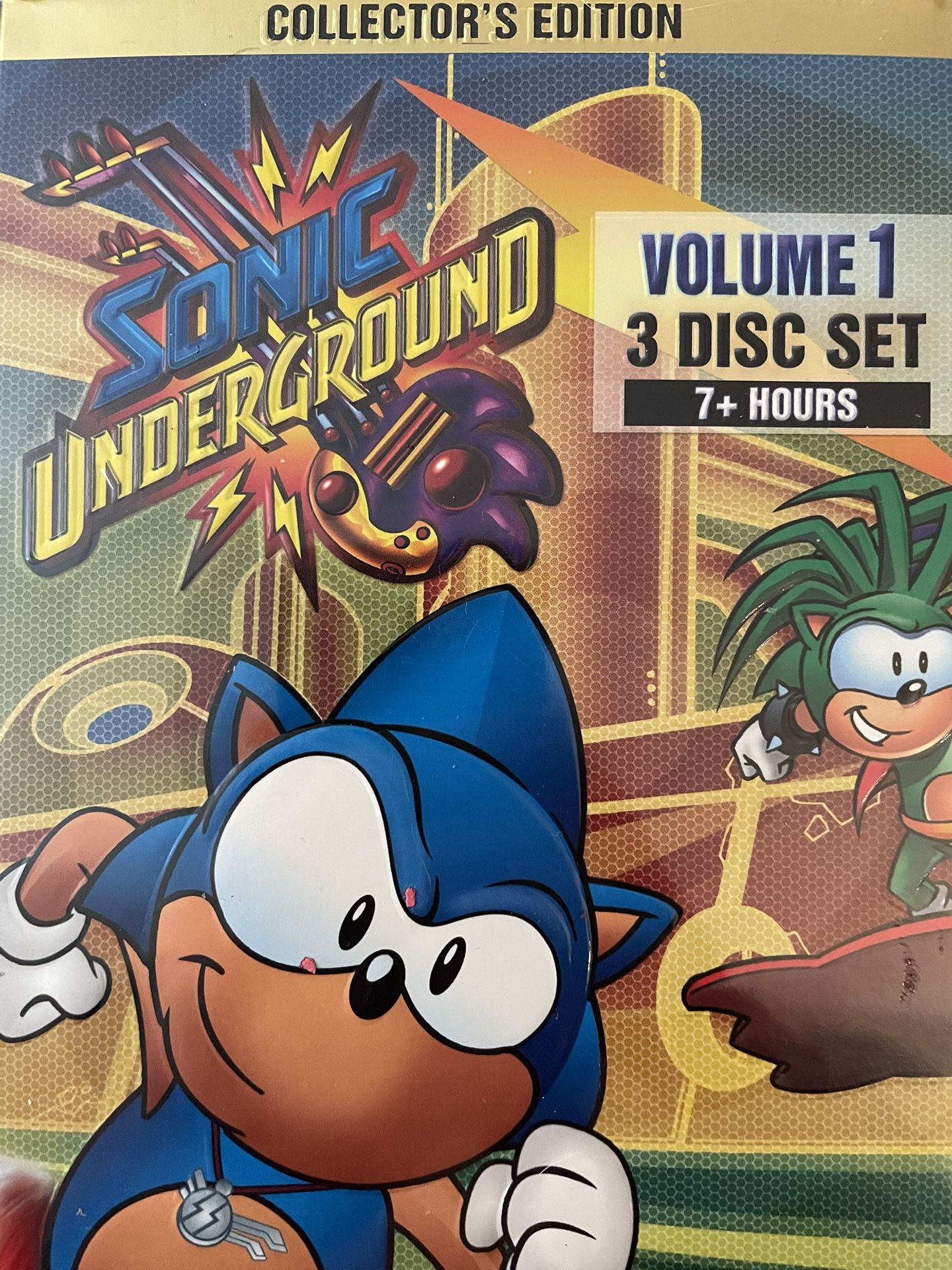 SONIC UNDERGROUND Volume 1 Collector’s Edition (DVD-1999) NEW! 3-Discs!