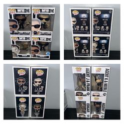 Funko Pop MOVIES MEN IN BLACK Complete Set w/ Exclusive 