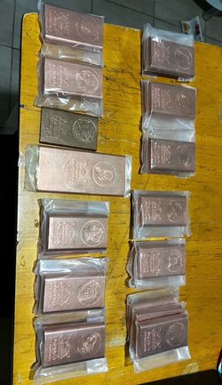 .999 copper bars and coin collection