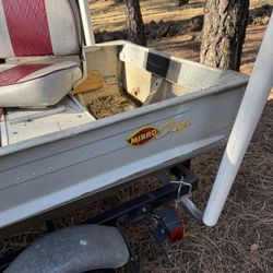 12 Foot aluminum Fishing boat