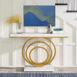 Tribesigns Narrow Console Table, 41" Entryway Sofa Table with Ring Base Brand new still in the box D13