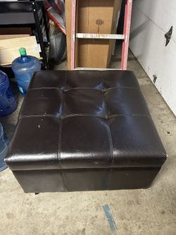 Dark Brown Ottoman