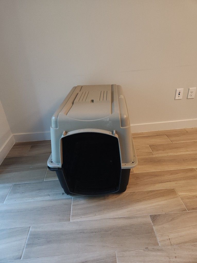 Dog Cage With Fence Door Mid-large