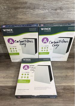 Winix 115115 Carbon Activated Replacement Filters Only - Lot Of 24 (No True HEPA Filters Included)