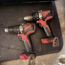 2 Milwaukee Drills M18