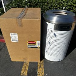 Rubbermaid Commercial Steel Trashcan, 26 gal