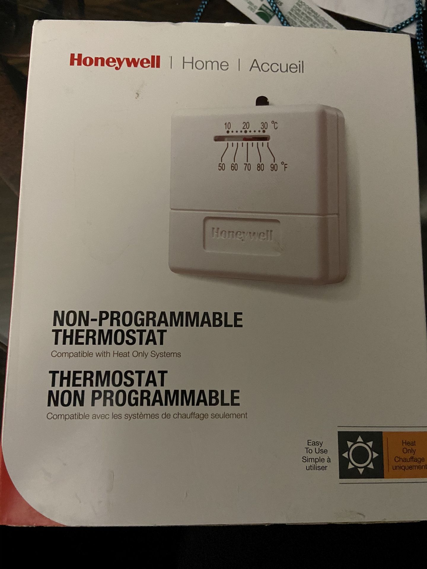 Thermostat new heat only