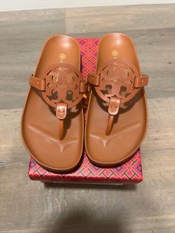 New Authentic Tory Burch Miller Cloud Sandals