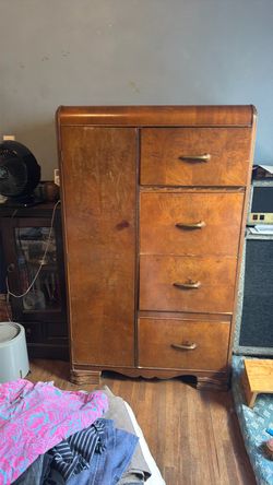 1930’s/40’s Art deco waterfall wardrobe