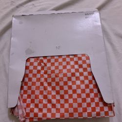 (1000 SHEETS) DELI SHEETS 12" x 12" RED CHECKERED FOR FOOD BASKETS/USA MADE