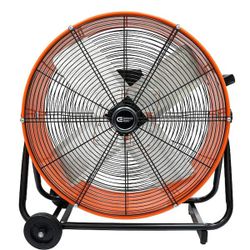 Commercial Electric 24 in. 2-Speed Heavy Duty Tilt Drum Fan $60