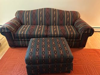 Rowe 88” Sofa and Ottoman