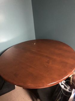 Solid wood table