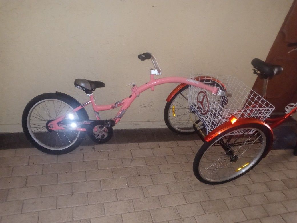 Small Child Trailer Bike